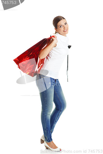 Image of Shopping woman
