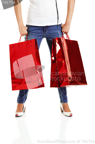 Image of Shopping woman