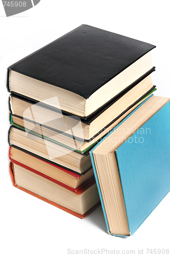 Image of The stack of books 