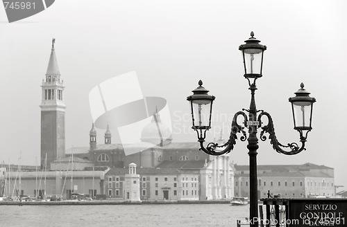 Image of Venice in sepia