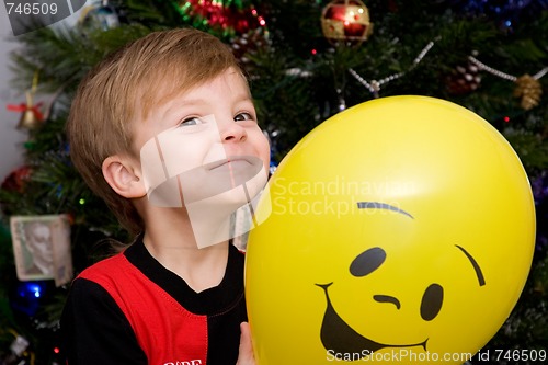 Image of Boy and Balloon