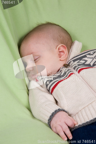 Image of Sleeping Newborn