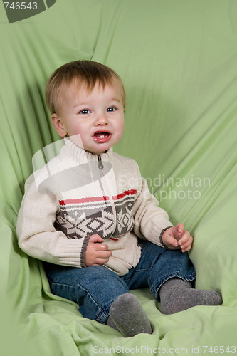 Image of Toddler in Winter Clothes