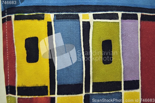 Image of Texture Of Colored Fabric