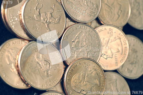 Image of 25 CENT COINS