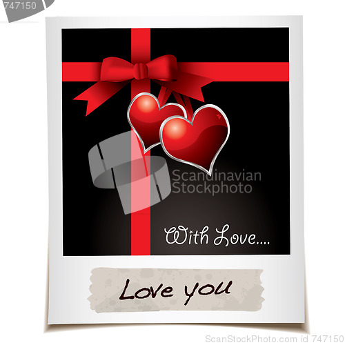 Image of love ribbon photo