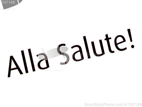 Image of salute