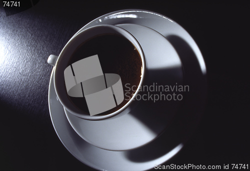 Image of cup in light