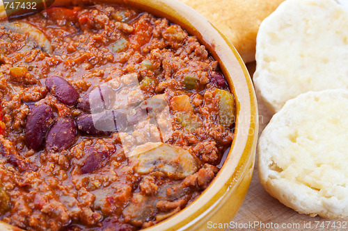 Image of Chili and Biscuits