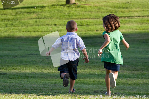 Image of Little Kids Running