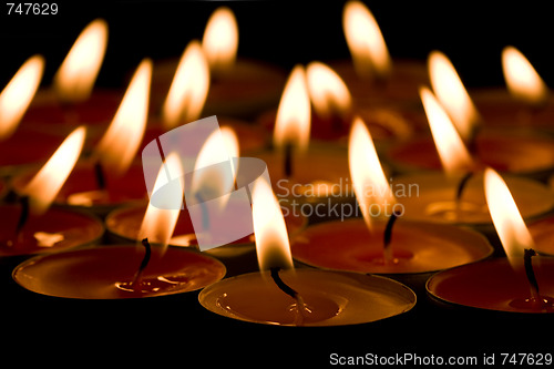 Image of flaming candles