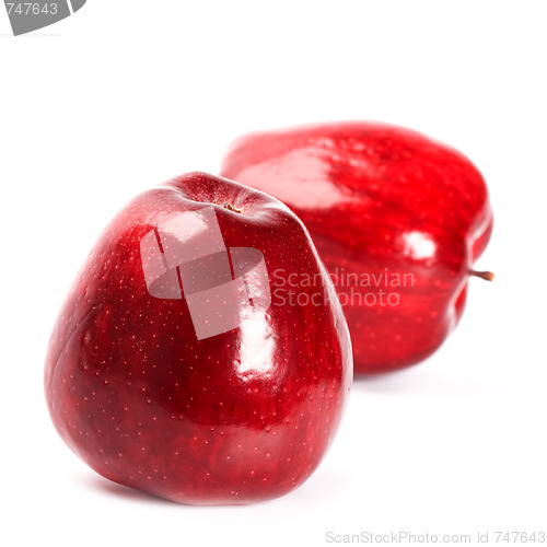 Image of two red apples