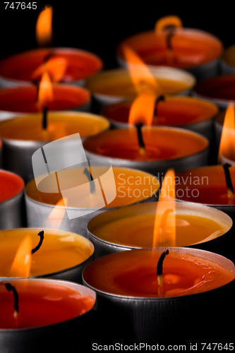 Image of flaming candles