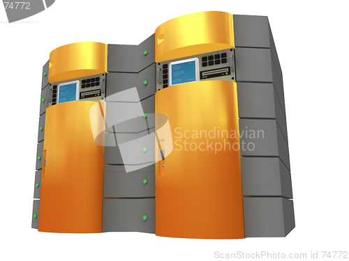 Image of Orange 3d server