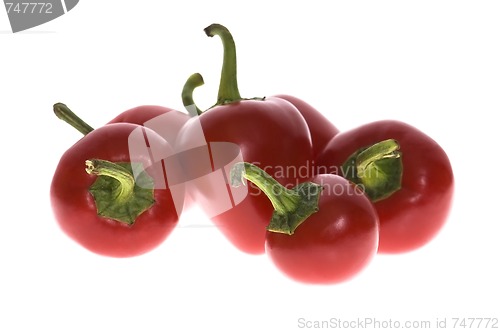 Image of red hot chili peppers