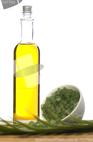 Image of bath salt and oil