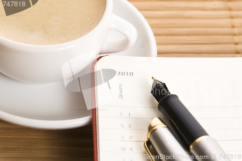 Image of new year and the first cup of coffee