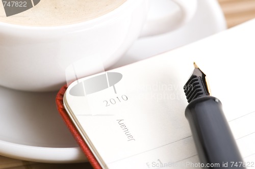 Image of new year and the first cup of coffee