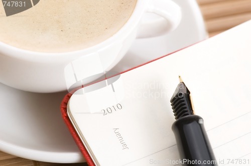 Image of new year and the first cup of coffee