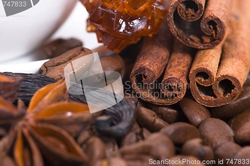 Image of aroma coffe. ingredients.