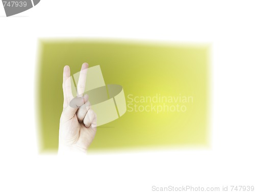 Image of Hand sign.