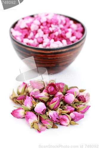 Image of rose bath salt
