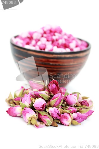 Image of rose bath salt