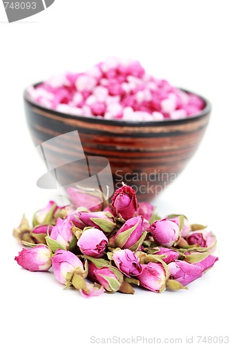 Image of rose bath salt