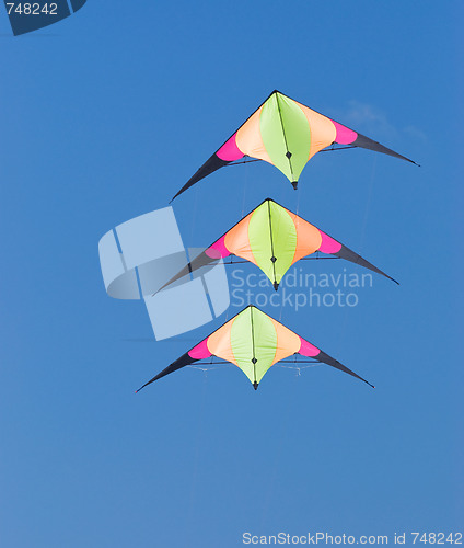 Image of Three stunt kites