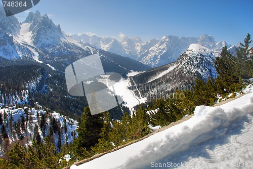 Image of Alps Winter, Dolomites, Italy, 2007