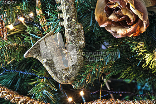 Image of Christmas Decorations, Tuscany, Italy