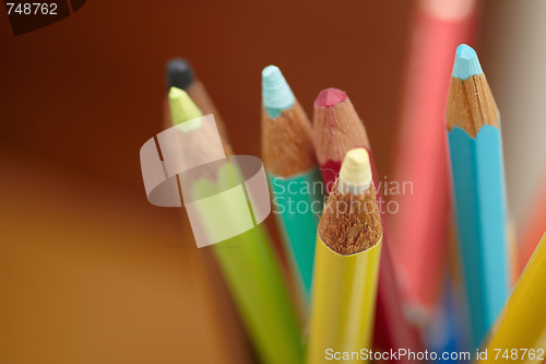 Image of Students accessories - Colouring pencils with space to copy