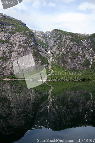 Image of Fjord & Mountain