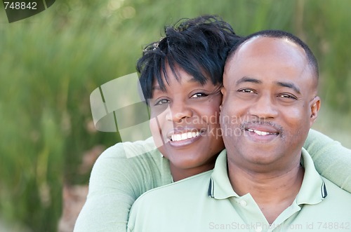 Image of Attractive Happy African American Couple