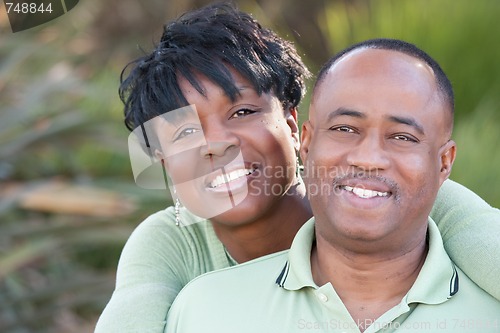 Image of Attractive Happy African American Couple