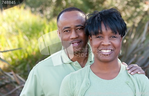 Image of Attractive Happy African American Couple