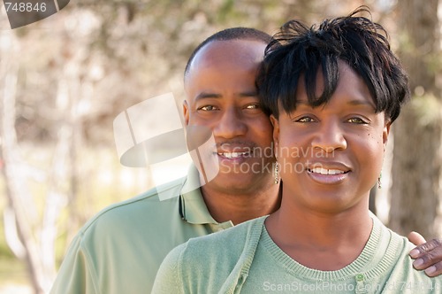 Image of Attractive Happy African American Couple