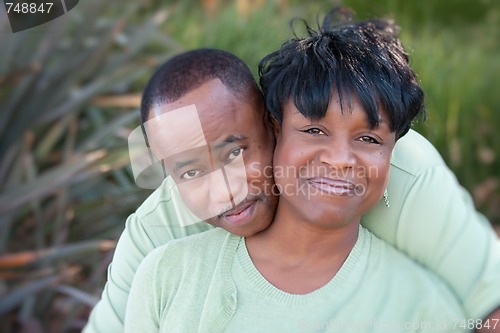 Image of Attractive Happy African American Couple