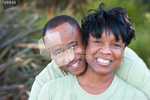 Image of Attractive Happy African American Couple