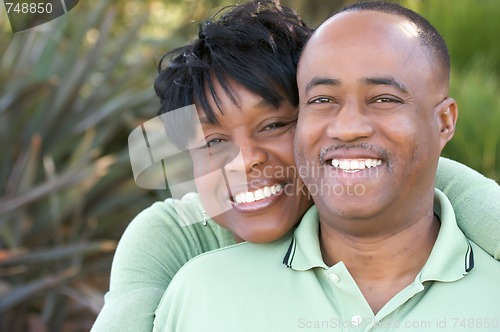 Image of Attractive Happy African American Couple