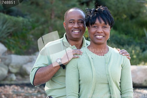 Image of Attractive Happy African American Couple