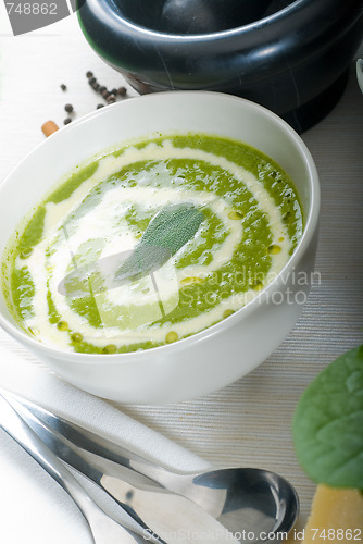 Image of spinach soup