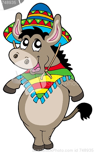 Image of Dancing Mexican donkey