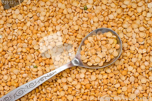 Image of Split peas background