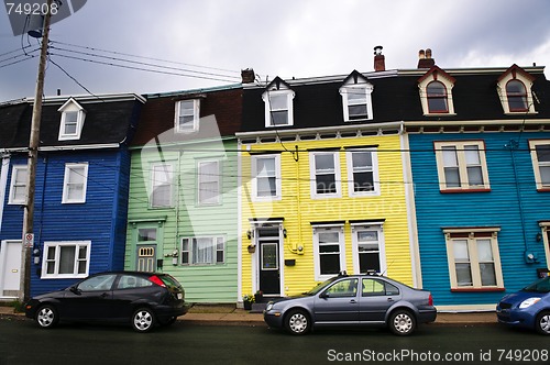 Image of Colorful houses in St. John's