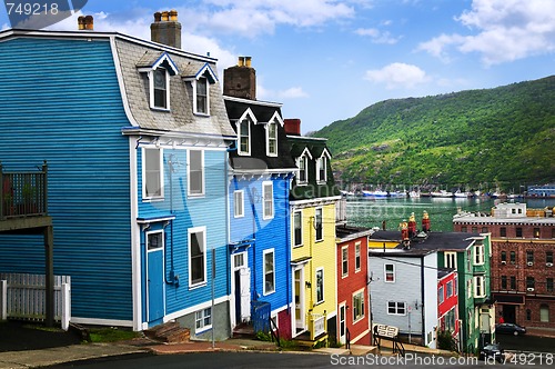 Image of Colorful houses in St. John's