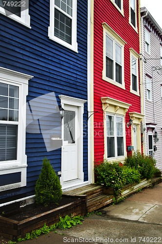 Image of Colorful houses in St. John's