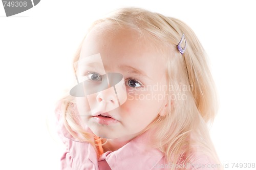 Image of Little girl in studio