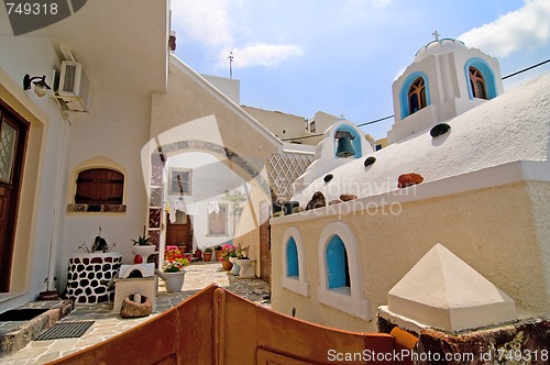 Image of Santorini beautiful buildings