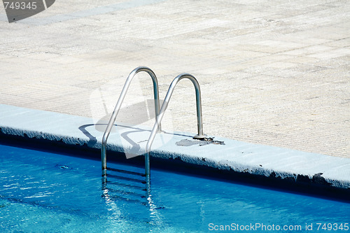 Image of Swimming pool ladder